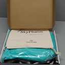 5.5 Yards Aerial Silks Yoga Swing Set - Aerial Yoga Hammock Kit Anti-Gravity Flying for Fitness, Low/Non Stretch Nylon Tricot Fabric Hardware Included for Dance (TENDER GREEN)