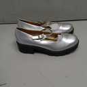 Women's Round Toe Ankle Strap Mary Janes Platform Low Heel Chunky Pumps Oxford Dress Shoes, Size 43