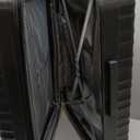 Amazon Basics 26" Hardside Medium Checked Luggage, Hardshell Suitcase With Wheels, Expandable For Up to 15% More Space, With Scratch-Resistant Surface, Four Multi-directional Wheels, Black