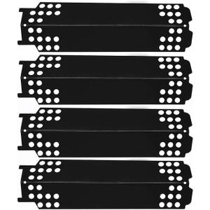 Hisencn 15 inch Grill Heat Plate Replacement for Charbroil 463436215, 466334613, 466342014, 463436213,G432-0096-W1, Porcelain Steel Heat Tent Shield Deflector for Kenmore 16113, 16115 (4 Pack)