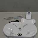 FASTSNAIL Charging Stand for PlayStation VR2, Multifunctional PS VR2 Headset & Sense Controllers Charge Dock Station with 10 RGB Light Modes of Memory, Storage Base Gaming Accessories for PS5 VR2 (White)