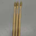 Gaia Guy Natural Bristle Bamboo Toothbrush (NO Nylon - Boar Hair ONLY) - Totally Compostable & Biodegradable Boar Bristle and Bamboo Toothbrushes - Zero Waste - 6-Pack
