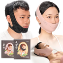 Chin Strap for Sleeping & Anti Snoring–Premium Far Infrared Fabric Double Chin Reducer, Chin Strap for CPAP Users, Jawline Shaper, CPAP Chin Strap to Keep Mouth Closed, Face Lift, VLine Lifting Mask
