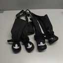 Idepet Dog Suspender Boots, Tall Dog Boots Anti-Slip & Fall Waterproof Shoes Leggings, Adjustable Suspender Boots for Winter Snow Rain Hiking Paws Protector(Black, 6)