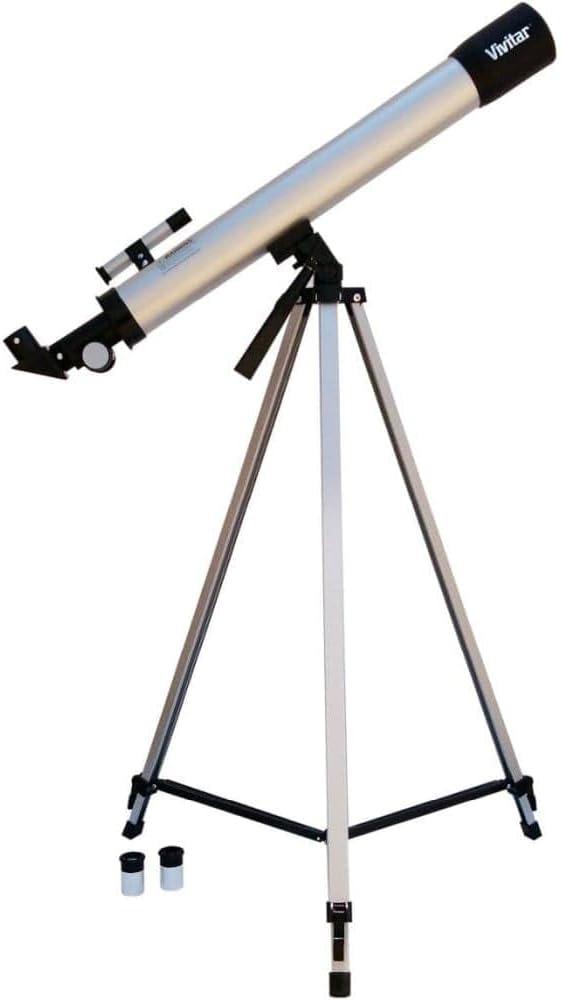 Vivitar TEL50600 60X/120X Telescope Refractor with Tripod (Black)