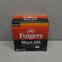 Folgers Black Silk Dark Roast Ground Coffee, 32 Keurig K-Cup Pods