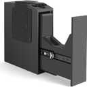 Digital Slider Handgun Safe, Pistol Safe for Nightstand, Desk, Bed Side, Wall, Truck - Auto Sliding Door Hand Safe for Pistol