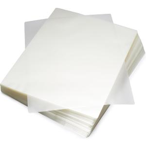 Clear Thermal Laminating Plastic Paper Laminator Sheets, 9 x 11.5-Inch, 200-Pack, 3mil