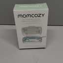 Momcozy Bottle Brush Set - Baby Bottle Cleaner Kit with Silicone Brush, Nipple Brush, Straw Brush, Soap Dispenser, Drying Rack - 7 In 1 Bottle Cleaning Tool for Home and Travel, Green (Classic Style)