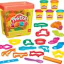 Play-Doh Fun Tub Set, 19 Accessories & Reusable Storage Container, Preschool Toys, Kids Arts & Crafts, Christmas Stocking Stuffer Gifts, Ages 3+ 
