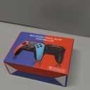 Wireless Switch Controller for Nintendo Switch/Switch 2/Lite/OLED Controller, Switch Controller with a Mouse Touch Feeling on Back Buttons, Extra Switch Pro Controller with Wake-up,Programmable, Turbo Function (Red+Blue)