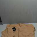 Ficerd Women's 2 Piece Outfits, Sleeveless Cotton Suit Vest and Wide Leg Pant Summer Business Casual Button V Neck Blazer Set Size L