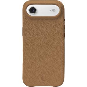Luner - for iPhone 17 Air - Premium Vegan Leather Phone Case [Compatible with Magsafe] - Elegant, Style and Eco-Friendly - Light Brown