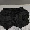 Ultra Performance Girl's Butterfly Short's 2 Pack Girls Athletic Short Basketball Soccer Flowy Active Shorts for Girls (Black / Grey, XS)