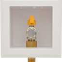 HYDRO MASTER Gas Outlet Box1/2" NPT, Gas Supply BoxWhite (1/2-Inch)