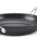 Anolon X Hybrid Nonstick Frying Pan/Skillet with Helper Handle, 12 Inch, Dark Gray