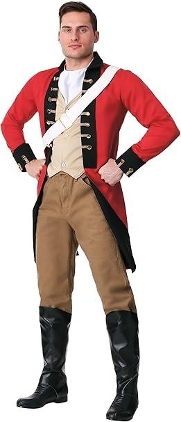 Morph Fun Costumes Adult British Coat Plus Size Costume - Red L