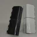 Xahpower Battery Cover for Xbox One, Replacement Battery Doors Shell Repair Part Compatible with Xbox One/Xbox One S Wireless Controller(4 Pack, Black, White)