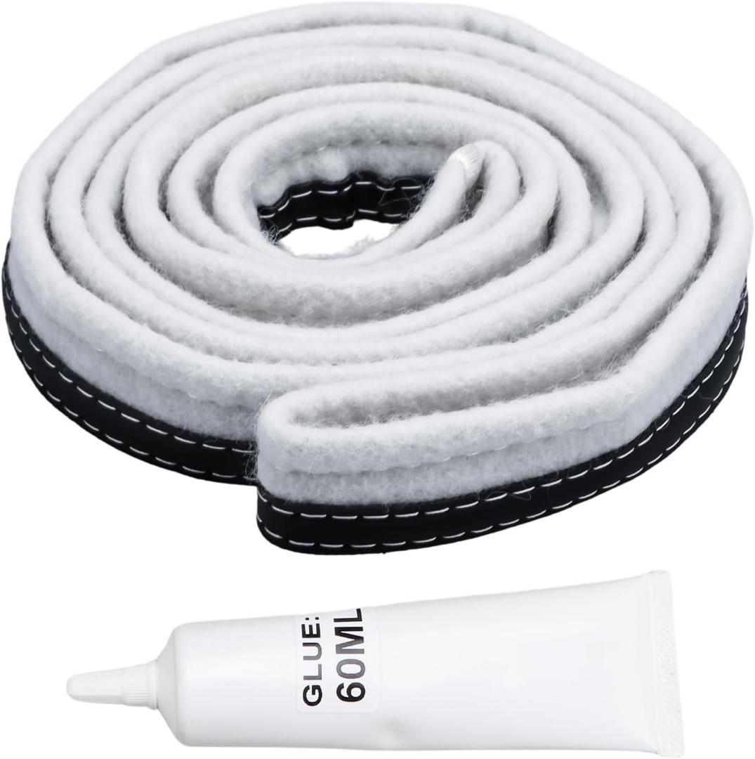 Dryer Drum Felt Seal Compatible with LG Kenmore Dryers Replace# 4036EL3001A 1267485 AP4438638 PS3522851 EAP3522851 (Includes High Temperature Adhesive)