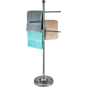 Trademark Innovations 50" Towel Rack for Pool and Spa (Brushed Nickel)