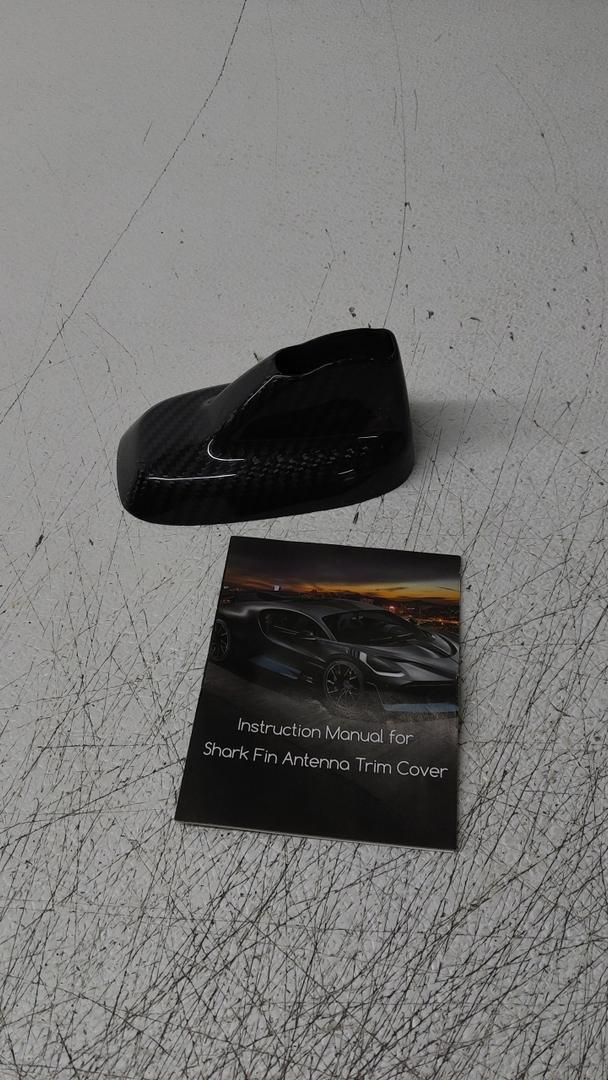 Carbon Fiber Roof Top Radio Antenna Decorative Cover Trim Sticker Case Shell Cap