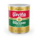 Caf Gavia Decaf Espresso Roast, Extra Fine Ground, 100% Arabica, Dark Roast, 10 oz Can, BBD: 11/24/27