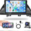 Android Car Radio for Honda Odyssey 2005-2010 GPS Navigation WiFi Mirror Link, Rimoody Car Stereo 10.1 Inch Touch Screen Bluetooth FM/RDS EQ SWC Rear View Camera Microphone