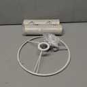 Beige Linen Lampshade Set of 2, 11 Diameter x 8.85 Height Fabric Drum Lamp Shades, Easy Assembly Required Lampshade, Replacement Lampshades for E26 Socket and E27 Socket Table Lamps Floor Lamps