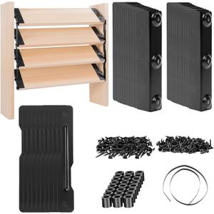 Louver Hardware Kit,Stainless Steel Deck Sunblind System for Louver Shutters and Outdoor Blinds,Louvers Hardware Set,Up to 11 Boards (48'')