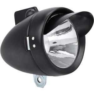 Bike Head Light Bicycle Retro Front Headlight Super LED Cycling Lighting Equipment with Frame & Visor