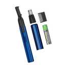 Wahl Lithium 2 in 1 Battery Pen Detail Touch Up Trimmer for Nose, Ear, Neckline, Eyebrow, & Other Detailing - Blue - by The Brand Used by Professionals - Model 5643-200