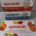 Spindrift Sparkling Water, Mocktail 3 Flavor Variety Pack, Made with Real Squeezed Fruit, 12 Fl Oz Cans, Pack of 24