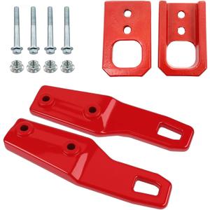 Front & Rear Tow Hook Kit Fit for Toyota Tacoma 2024 2025 2026 Red
