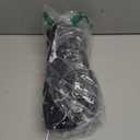 Dokotoo Women's Wrap V Neck Short Flared Sleeve Wedding Guest Dress Smocked Elastic Waist Tiered Belted Ruffle Hem Mini Dress (Large, Black)