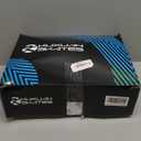 Kuxuan Boys Adjustable Inline Skates with Light up Wheels, Fun Illuminating Skates for Kids Girls Youth (Medium(Kids 13-3 US), Blue)