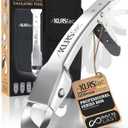 KLRStec Professional Caulking Tool [100% Stainless Steel] 4 in 1 Caulk Remover Tool Kit - Grout Remover and Finishing Tool Professional Multitool for perfect Silicone Joints DIY Sealer and Scraper