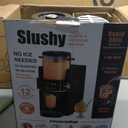 Slushy Slushie & Ice Cream Maker – Rapid Chill Countertop Frozen Drink Machine (No Ice Needed), Slush-Ease 68oz Slushie Machine, 48oz Liquid Capacity Frozen Drink Maker & Slushy Machine with 5 Presets and LED Display, Perfect for Frozen Margaritas, Frappes, Smoothies & Shakes