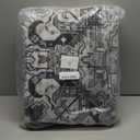 Area Rugs for Living Room 0.24inch Low Pile Faux Wool Bedroom Rug TPR Anti-Slip Backing Carpet Vintage Soft Rugs for Dining Room décor Machine Washable (Grey, 8 * 10)