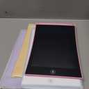 TECJOE 4 Pack LCD Writing Tablet, 8.5 Inch Colorful Drawing Board, Kids Travel Games Activity Learning Toys, Birthday Gifts for 3-8 Year Old Boys Girls Toddlers Preschooler (Blue & Pink & Yellow & Purple)