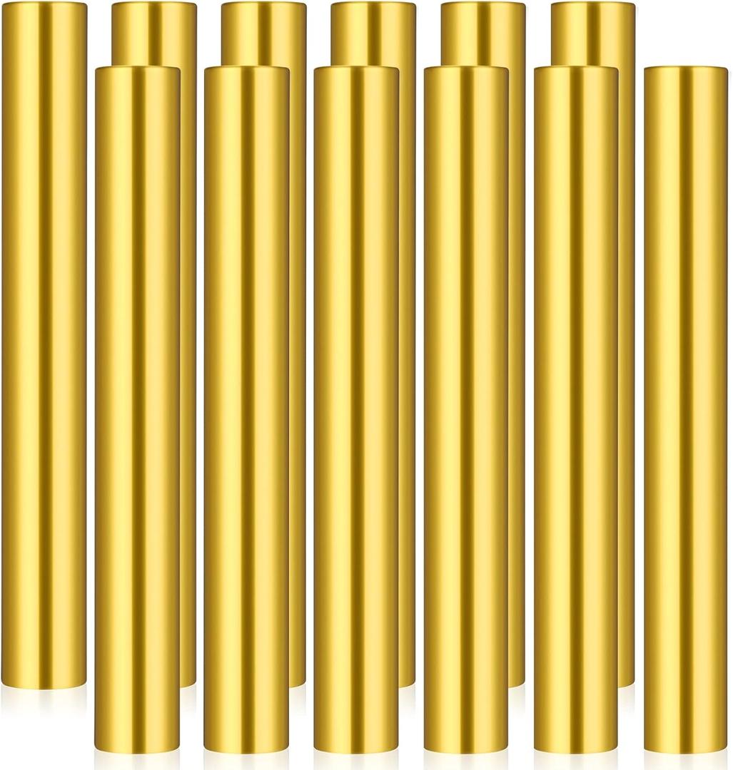 Hanaive 12 Pieces Relay Baton Sports Aluminum Track Baton Field Race Equipments for Running Race Team Corrosion Resistant for Students Office Clark Running Outdoor Field Race Tools