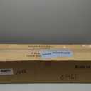 40.15'' Large Farmhouse Dining Room Light Fixture, 6-Light Kitchen Island Lighting, Black and Rustic Wood Adjustable Farmhouse Chandeliers for Dining Room Pendant Light Fixture, 6 Clear Glass Shades