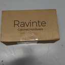 Ravinte 5 Pack Solid 3-3/4 Inch Square Cabinet Handles - Champagne Bronze Pulls for Drawers and Kitchen Cabinets - Hardware Handles