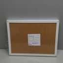 MaxGear 2 Pack Double-Sided Cork & Linen Boards, 16" x 12" Bulletin Board with White Frame, CorkBoards for Wall, Vision Board for Girls Room, Office, Bedroom, Kids Room, Classroom