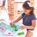 DIYGEMDOT 6 Pack Diamond Art Kits for Kids, Cute Animals Diamond Painting for Beginners, DIY 5D Gem Art for Girls & Boys Ages 6-8-10-12, Children's Christmas Gifts (6x6 inches) (Y002)