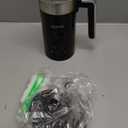 4 in 1 Electric Milk Frother: 10oz/350 mL Large Capacity Electric Milk Steamer for Hot and Cold Milk Froth - Automatic Milk Frother & Warmer for Latte, Cappuccinos, Macchiato, Hot Chocolate