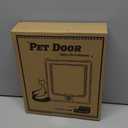 PETLESO Cat Door for Interior Door, Safety Small Pet Door for Interior Exterior Doors Wall with 4 Locks Way, Magnetic Closure Thin Door for Cats Doggie, White