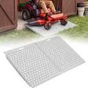 Heavy-Duty Shed Ramp for Riding Mower & Lawn Mower, 29" x 48"Curb Ramp, 2PC