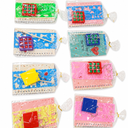 Mini Notebook with Tic-Tac-Toe Keychain, Valentines Days Keychain Set for Kids Party Favor, Classroom Exchange Prizes, Exchange Greeting Cards for Boys Girls