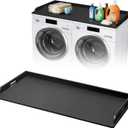 Washer Dryer Countertop, 54 x 27.5 Inch Laundry Topper for Washer and Dryer, Water Resistant MDF Laundry Countertop for Room Organization, 200 Lb Capacity, Black
