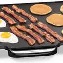 Presto 07061 22-inch Electric Griddle With Removable Handles, Black, 22-inch